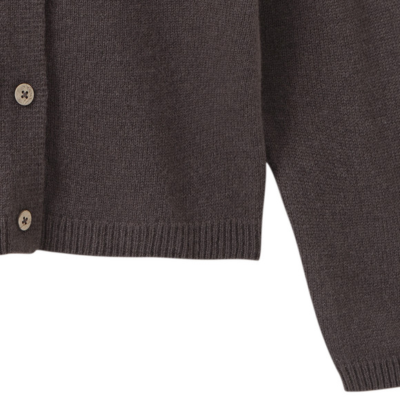 Mädchen Woll-Strickjacke mit Knopfleiste