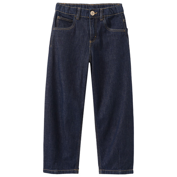 Jungen Barrel-Jeans aus Raw Denim