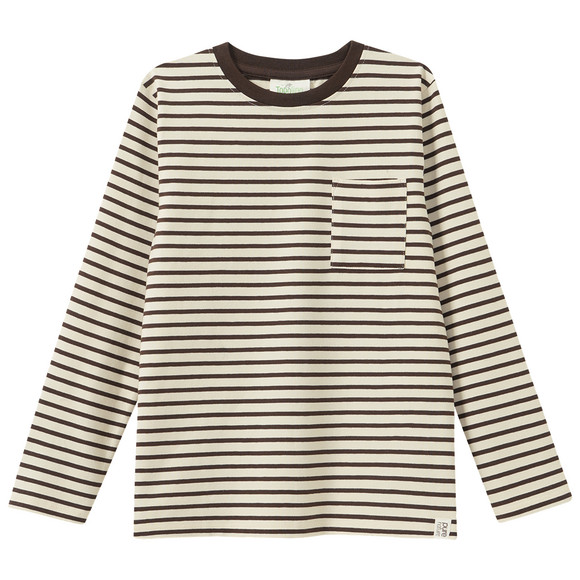 2 Jungen Langarmshirts mit Brusttasche