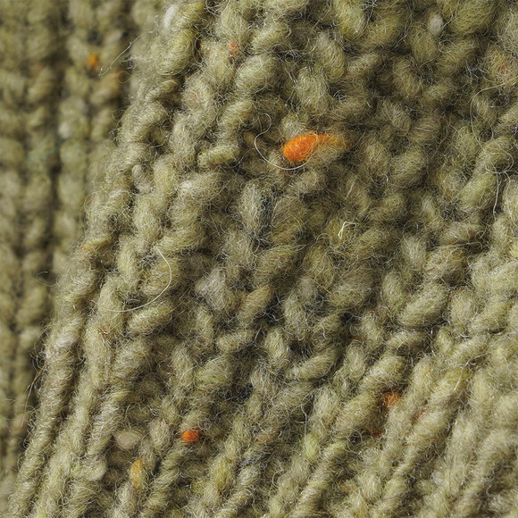 Jungen Woll-Strickpullover mit Mouliné-Effekt