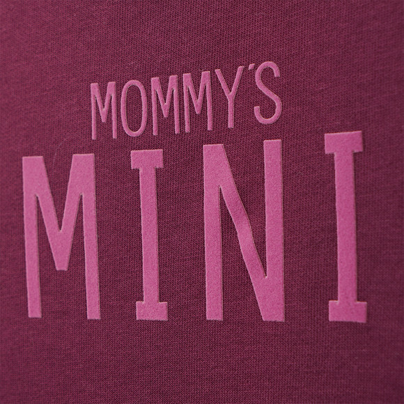 Baby Sweatshirt mit Flock-Print