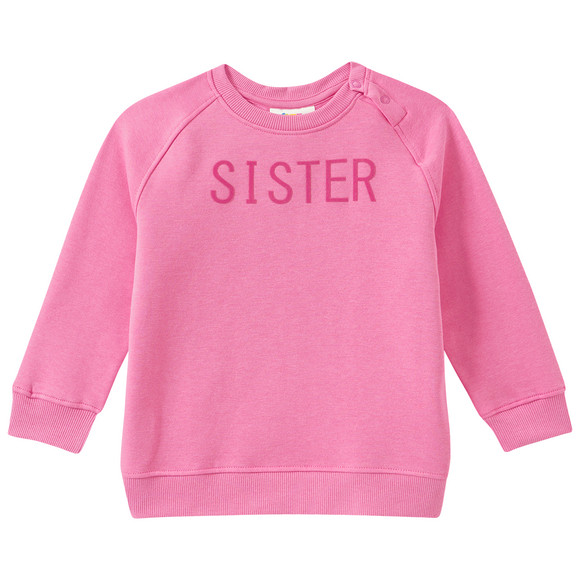 Baby Sweatshirt mit Flock-Print