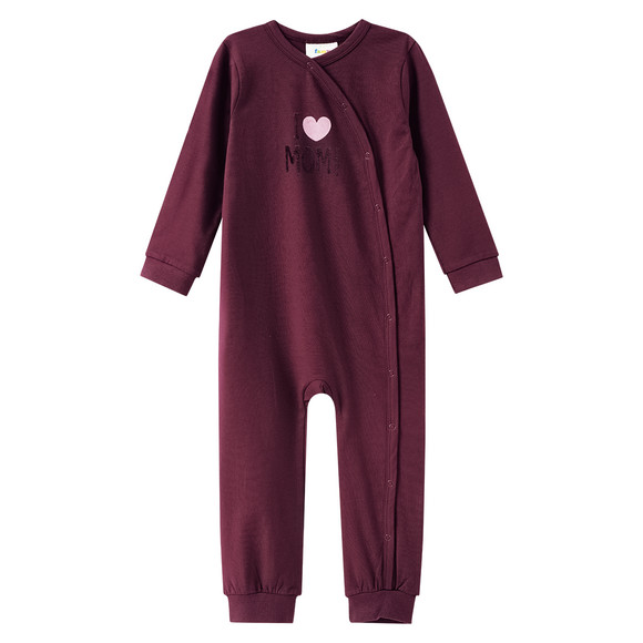 Baby Schlafanzug mit Flock-Print