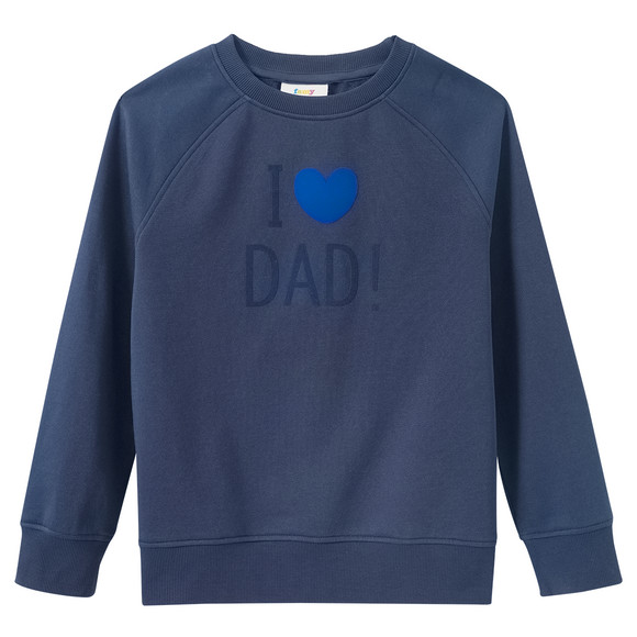 Kinder Sweatshirt mit Flock-Print
