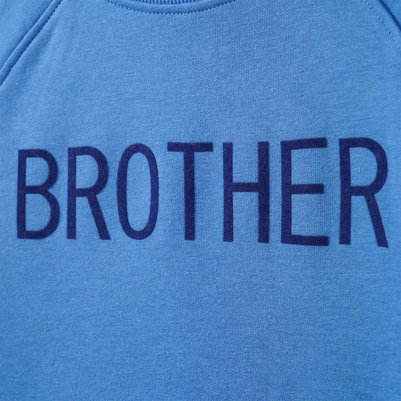 Jungen Sweatshirt mit Flock-Print