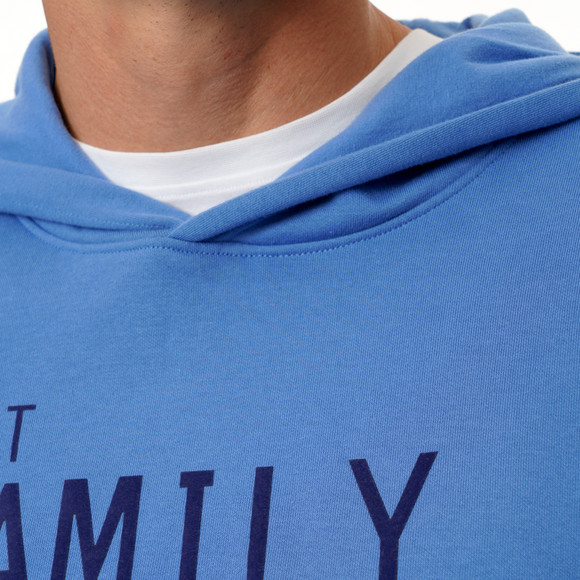 Herren Hoodie mit Flock-Print