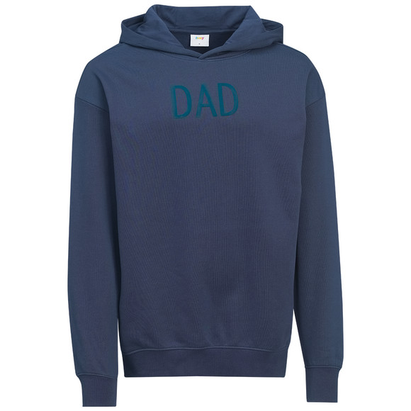 Herren Hoodie mit Flock-Print