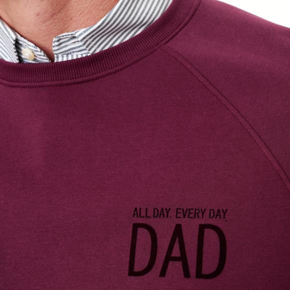 Herren Sweatshirt mit Flock-Print