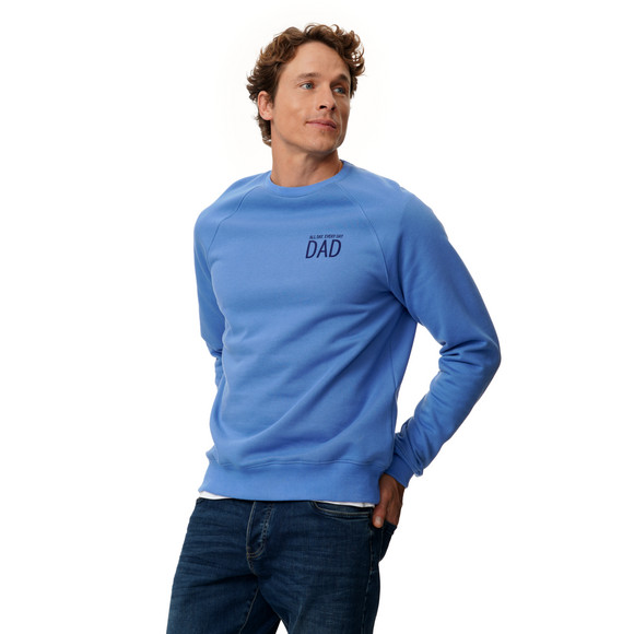 Herren Sweatshirt mit Flock-Print
