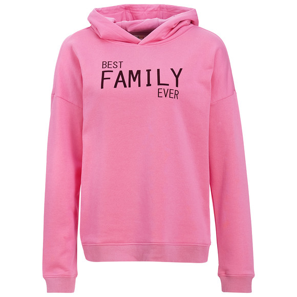 Damen Hoodie mit Flock-Print