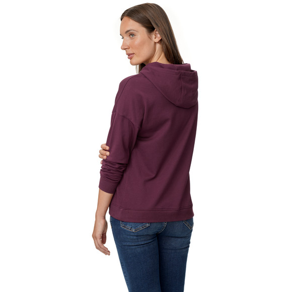 Damen Hoodie mit Flock-Print