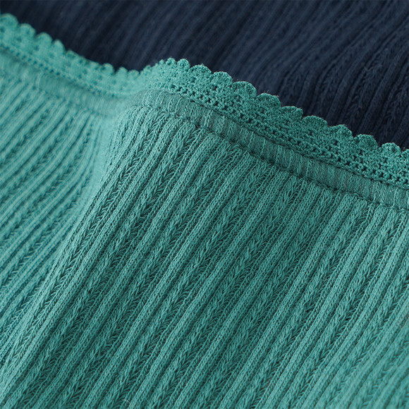 2 Damen Pantys mit feiner Struktur