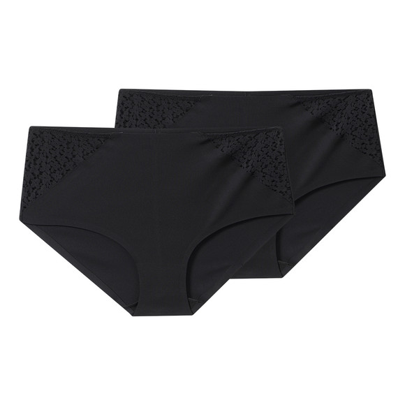 2 Damen Seamless-Pantys mit Spitze