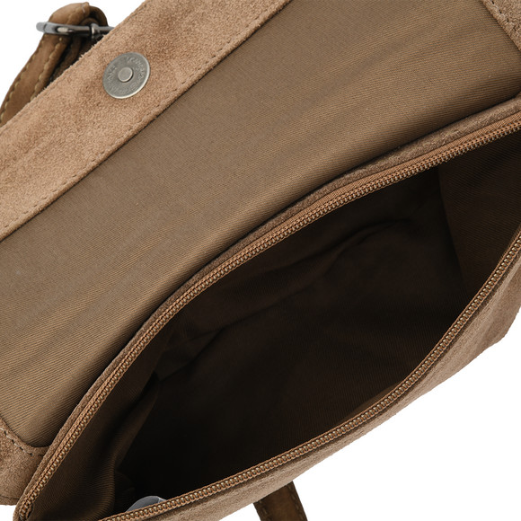 Damen Veloursleder-Tasche