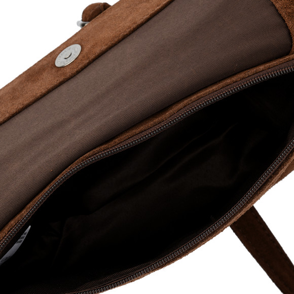 Damen Veloursleder-Tasche