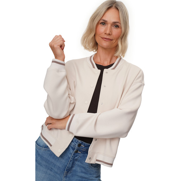 Damen Sweatjacke mit Druckknöpfen