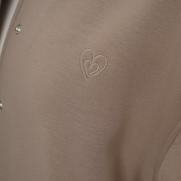 Damen Sweatjacke mit Druckknöpfen