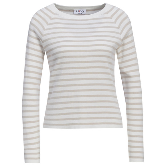 Damen Feinstrickpullover im Streifen-Look
