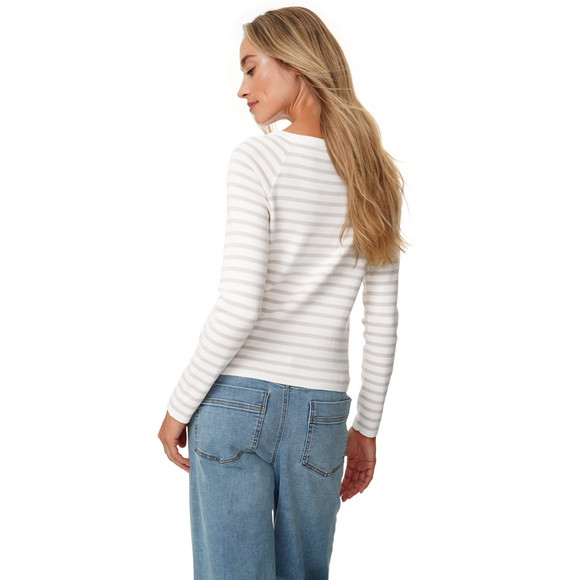 Damen Feinstrickpullover im Streifen-Look