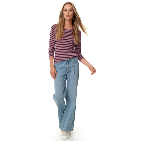 Damen Feinstrickpullover im Streifen-Look
