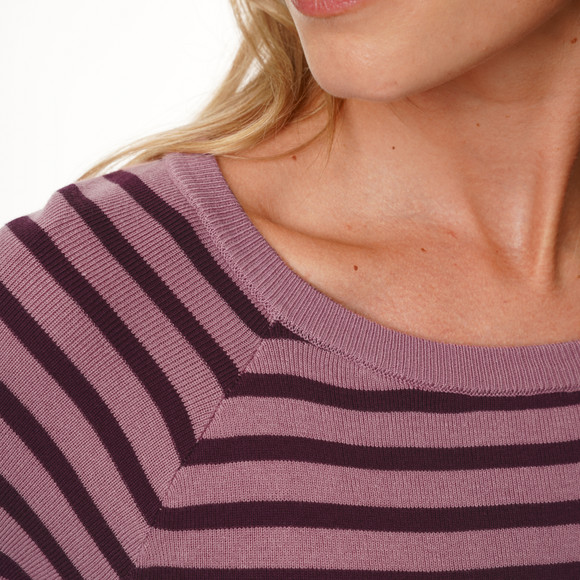 Damen Feinstrickpullover im Streifen-Look