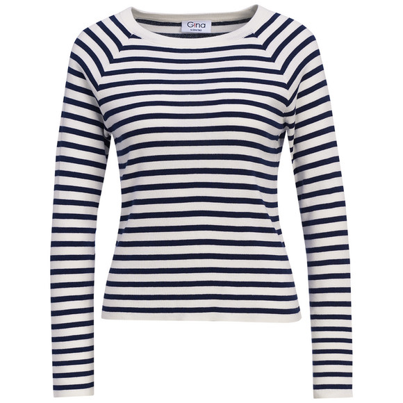Damen Feinstrickpullover im Streifen-Look