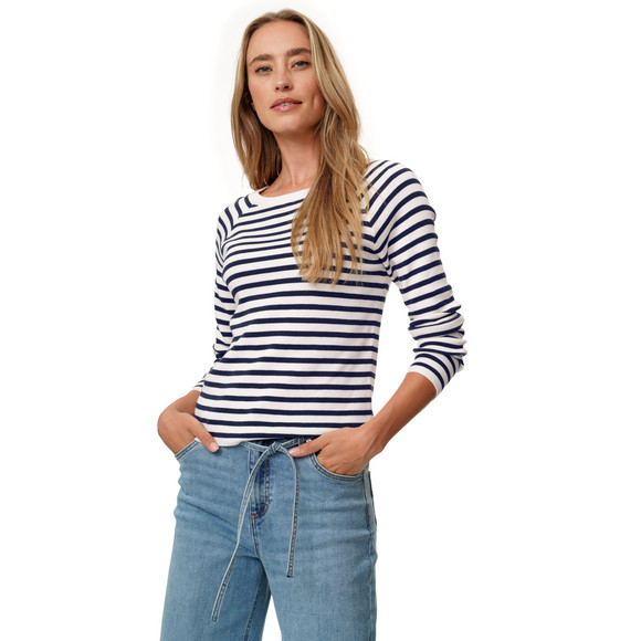 Damen Feinstrickpullover im Streifen-Look
