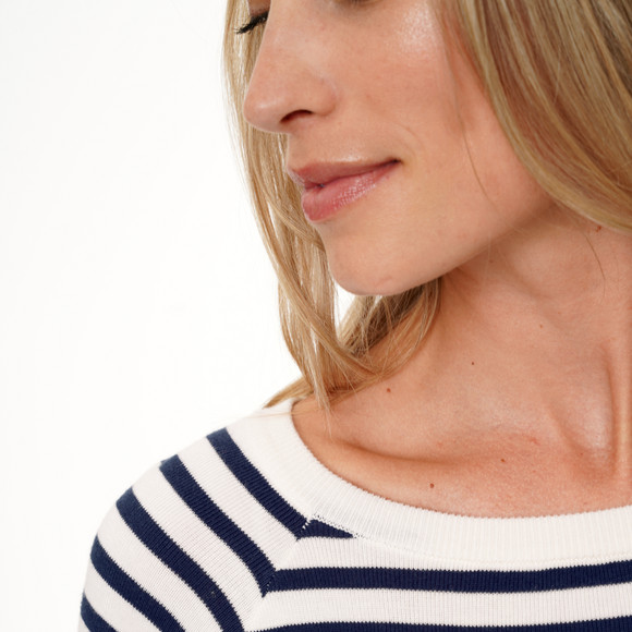 Damen Feinstrickpullover im Streifen-Look