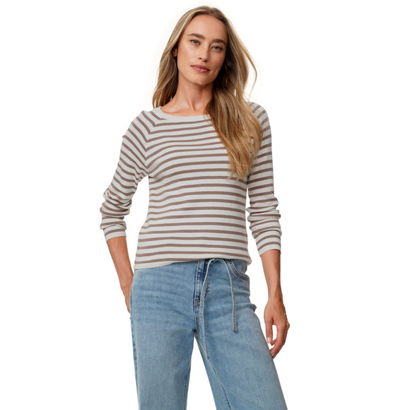 Damen Feinstrickpullover im Streifen-Look