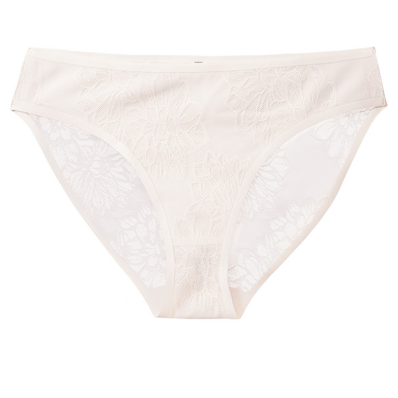 Damen Seamless-Slip mit zarter Spitze