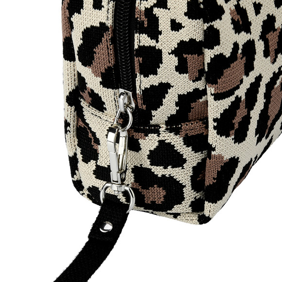 Damen Kosmetiktasche mit Leo-Muster