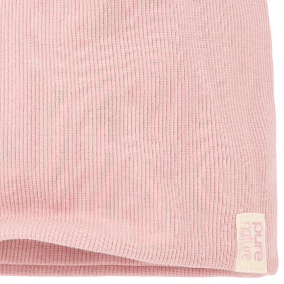 Baby Beanie mit Rippstruktur