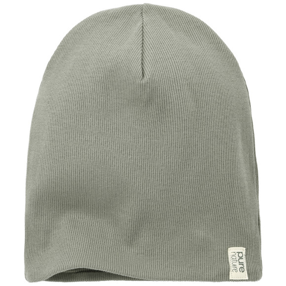 Kinder Beanie mit Rippstruktur