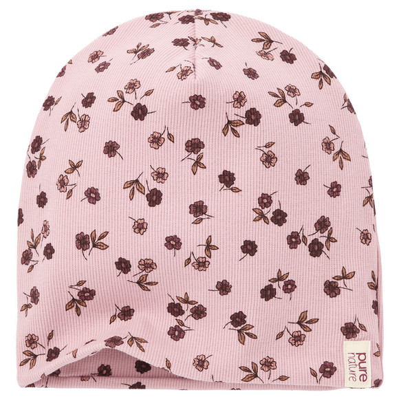 Mädchen Beanie mit Rippstruktur
