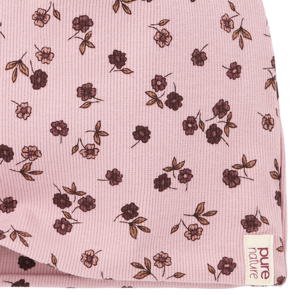 Mädchen Beanie mit Rippstruktur