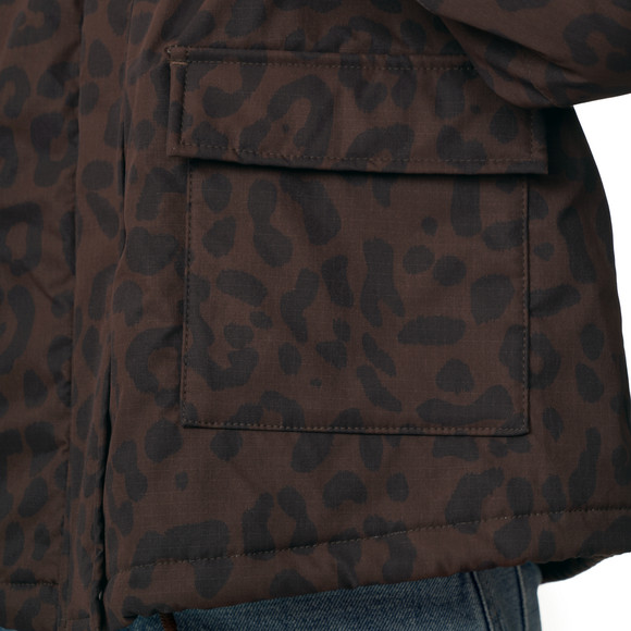 Damesjas met luipaardprint