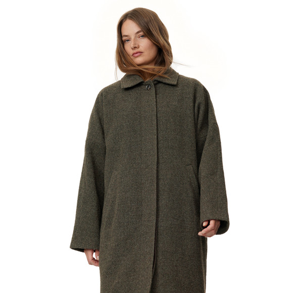 Damen Wollmantel mit Futter