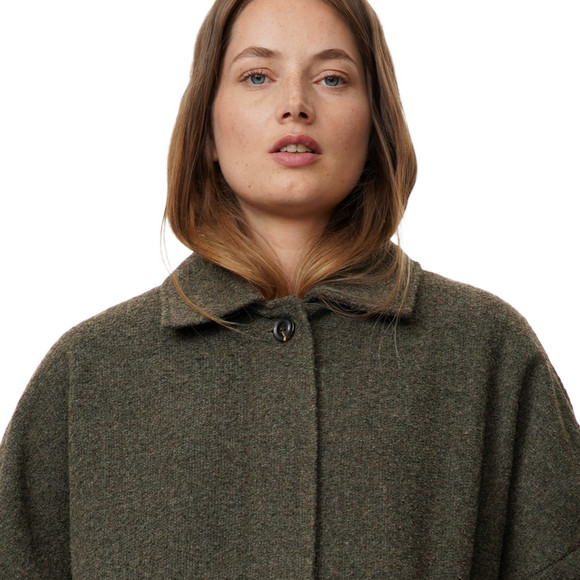 Damen Wollmantel mit Futter