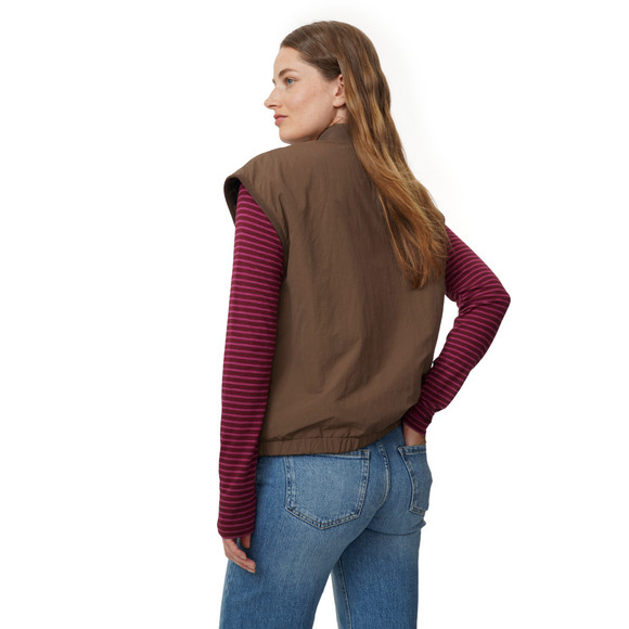 Damesvest met twee kanten en teddypluche
