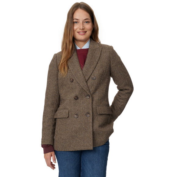 Damen Blazer in Bouclé-Optik