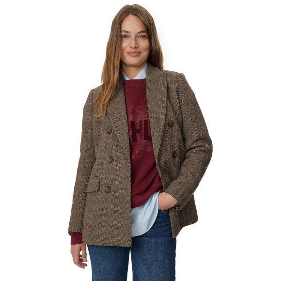 Damen Blazer in Bouclé-Optik