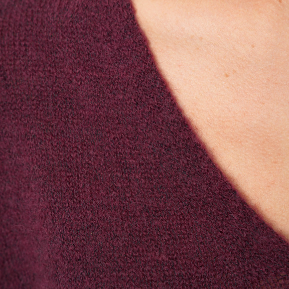Damen Strickpullover mit kurzen Ärmeln