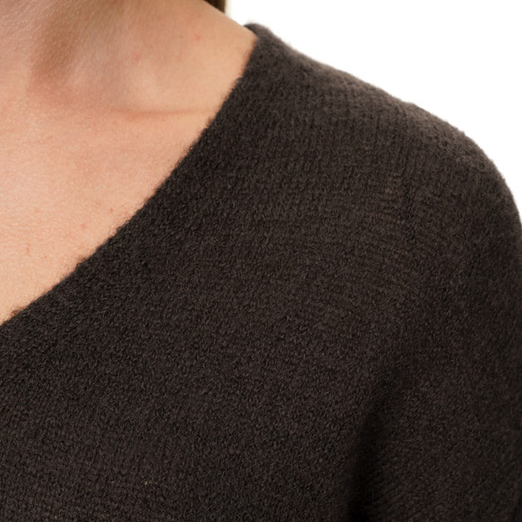 Damen Strickpullover mit kurzen Ärmeln