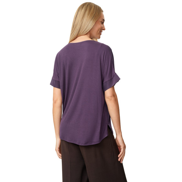 Damen Blusenshirt mit überschnittenen Ärmeln