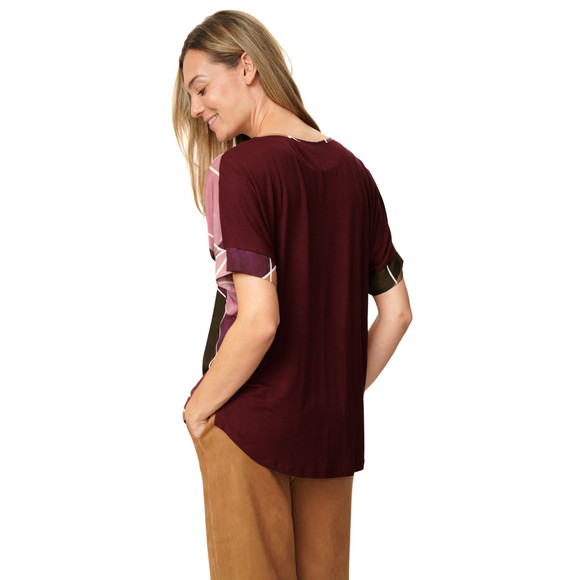 Damen Blusenshirt mit überschnittenen Ärmeln