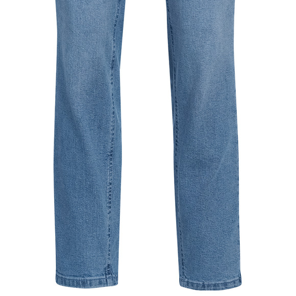 Damen Slim-Jeans mit Used-Waschung