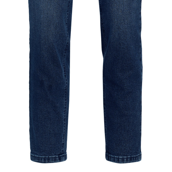 Damen Slim-Jeans mit Used-Waschung