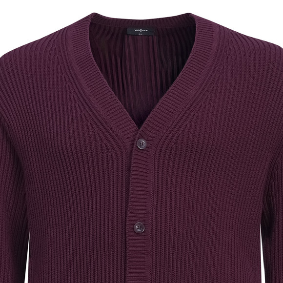 Herren Strickjacke aus Rippstrick