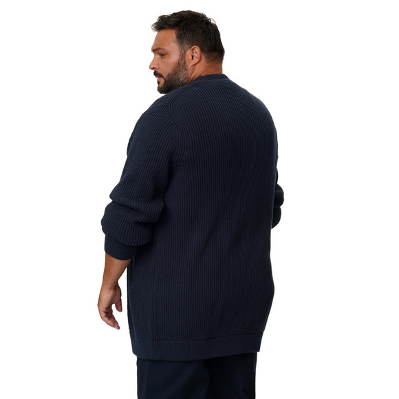 Herren Strickjacke aus Rippstrick