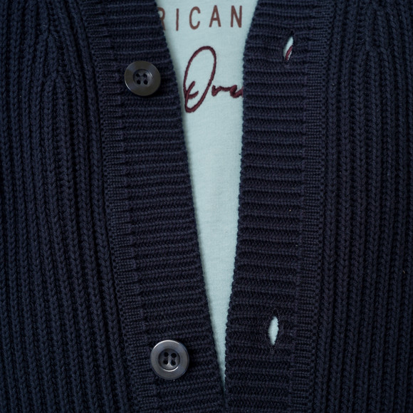 Herren Strickjacke aus Rippstrick